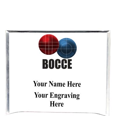 7"X5" YOUR LOGO CURVA ACRYLIC