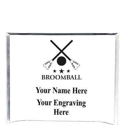 7"X5" YOUR LOGO CURVA ACRYLIC