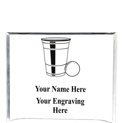 7"X5" YOUR LOGO CURVA ACRYLIC