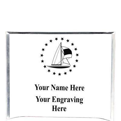 7"X5" YOUR LOGO CURVA ACRYLIC