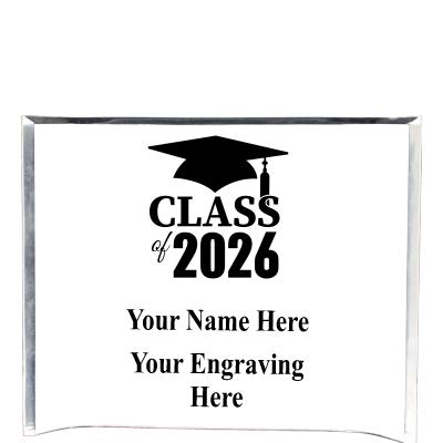 7"X5" YOUR LOGO CURVA ACRYLIC