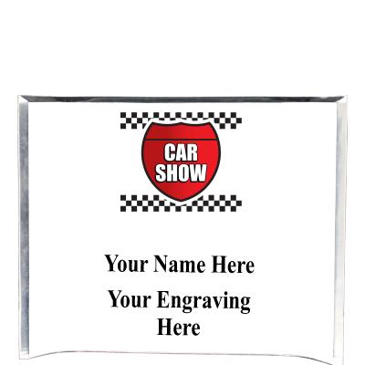 7"X5" YOUR LOGO CURVA ACRYLIC