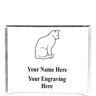 7"X5" YOUR LOGO CURVA ACRYLIC