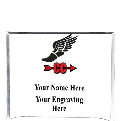 7"X5" YOUR LOGO CURVA ACRYLIC