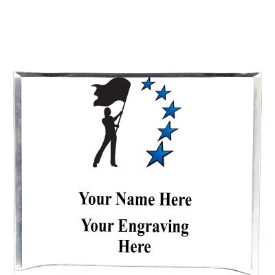 7"X5" YOUR LOGO CURVA ACRYLIC