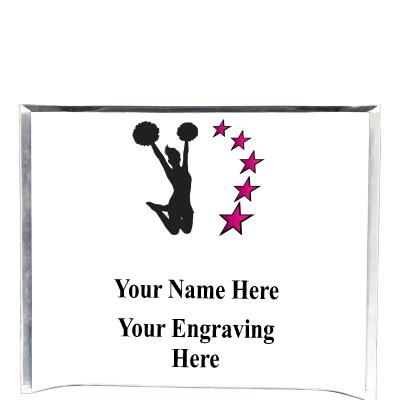 7"X5" YOUR LOGO CURVA ACRYLIC