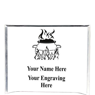 7"X5" YOUR LOGO CURVA ACRYLIC