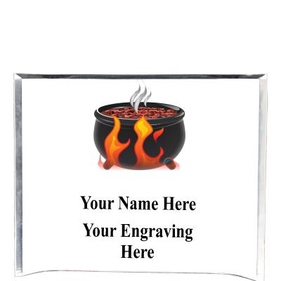 7"X5" YOUR LOGO CURVA ACRYLIC