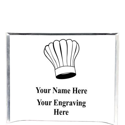 7"X5" YOUR LOGO CURVA ACRYLIC