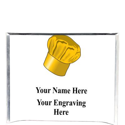 7"X5" YOUR LOGO CURVA ACRYLIC