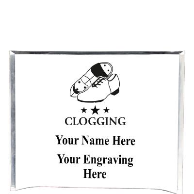 7"X5" YOUR LOGO CURVA ACRYLIC