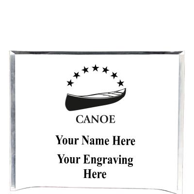 7"X5" YOUR LOGO CURVA ACRYLIC