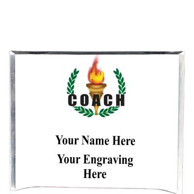 7"X5" YOUR LOGO CURVA ACRYLIC