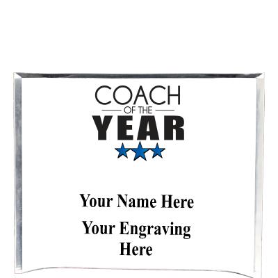 7"X5" YOUR LOGO CURVA ACRYLIC