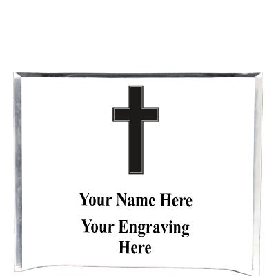 7"X5" YOUR LOGO CURVA ACRYLIC