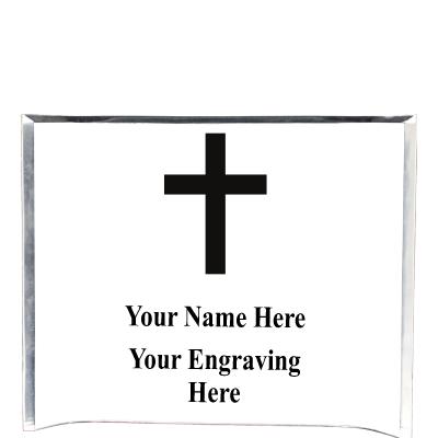 7"X5" YOUR LOGO CURVA ACRYLIC