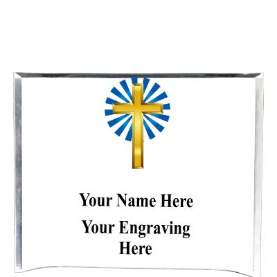 7"X5" YOUR LOGO CURVA ACRYLIC