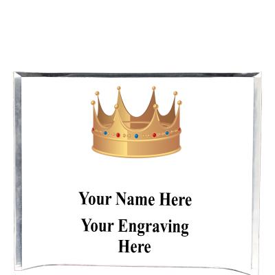 7"X5" YOUR LOGO CURVA ACRYLIC