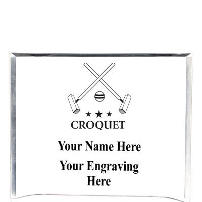 7"X5" YOUR LOGO CURVA ACRYLIC