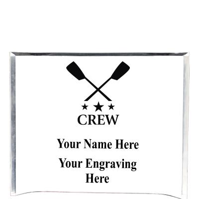 7"X5" YOUR LOGO CURVA ACRYLIC