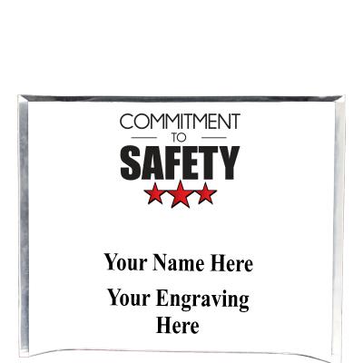 7"X5" YOUR LOGO CURVA ACRYLIC