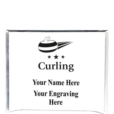 7"X5" YOUR LOGO CURVA ACRYLIC