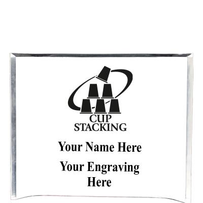 7"X5" YOUR LOGO CURVA ACRYLIC