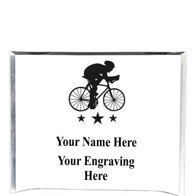 7"X5" YOUR LOGO CURVA ACRYLIC