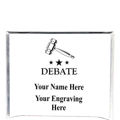 7"X5" YOUR LOGO CURVA ACRYLIC