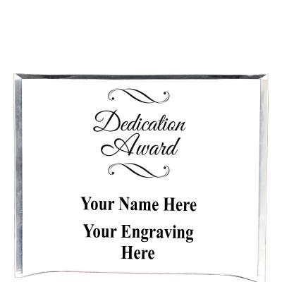 7"X5" YOUR LOGO CURVA ACRYLIC