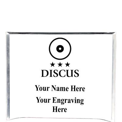 7"X5" YOUR LOGO CURVA ACRYLIC