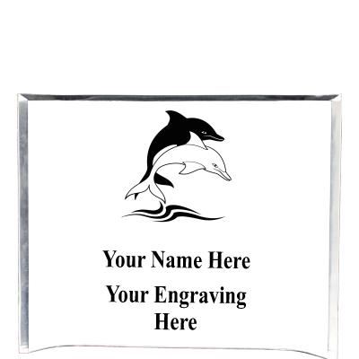 7"X5" YOUR LOGO CURVA ACRYLIC