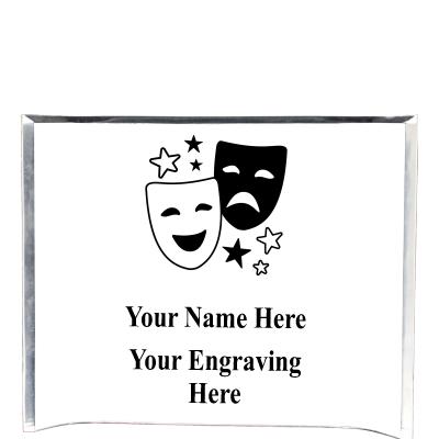 7"X5" YOUR LOGO CURVA ACRYLIC