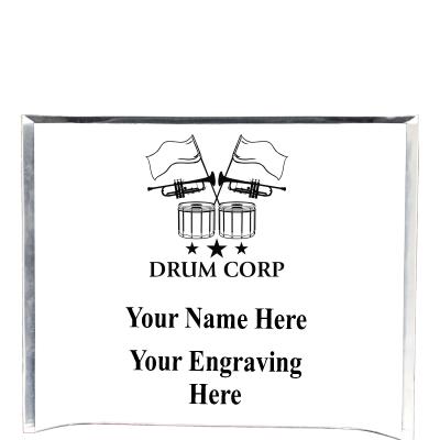 7"X5" YOUR LOGO CURVA ACRYLIC