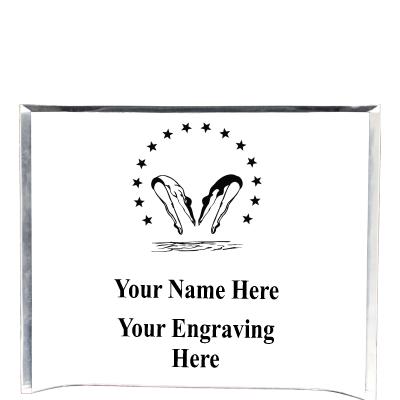 7"X5" YOUR LOGO CURVA ACRYLIC