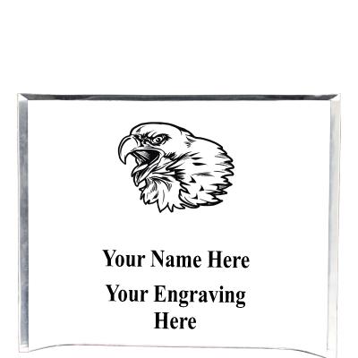 7"X5" YOUR LOGO CURVA ACRYLIC