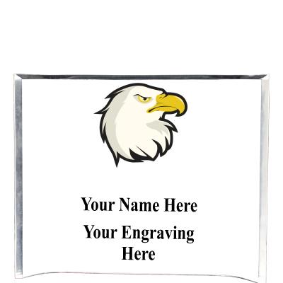 7"X5" YOUR LOGO CURVA ACRYLIC