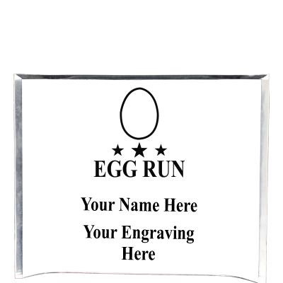 7"X5" YOUR LOGO CURVA ACRYLIC