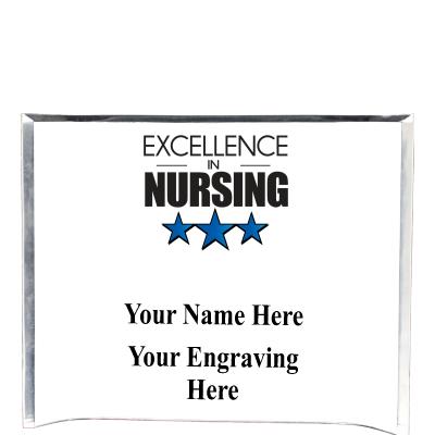 7"X5" YOUR LOGO CURVA ACRYLIC