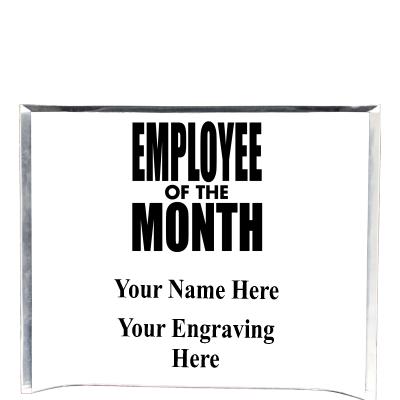 7"X5" YOUR LOGO CURVA ACRYLIC