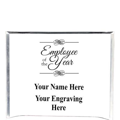 7"X5" YOUR LOGO CURVA ACRYLIC