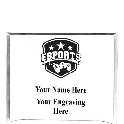 7"X5" YOUR LOGO CURVA ACRYLIC