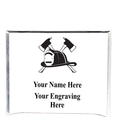 7"X5" YOUR LOGO CURVA ACRYLIC