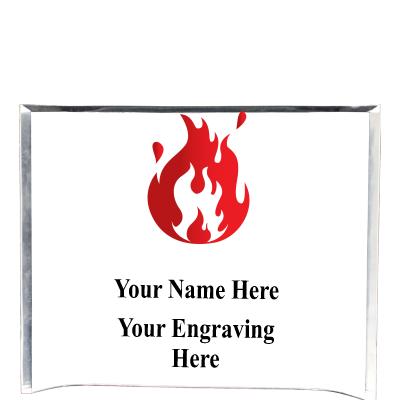 7"X5" YOUR LOGO CURVA ACRYLIC