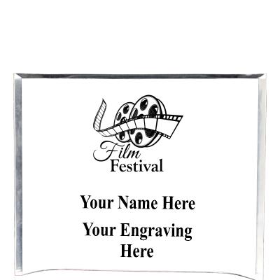 7"X5" YOUR LOGO CURVA ACRYLIC