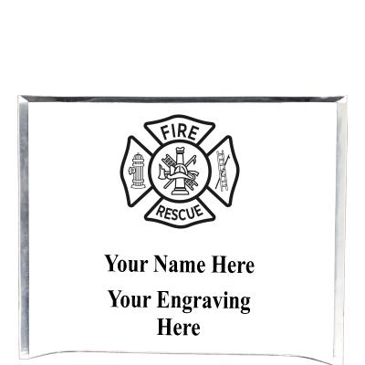 7"X5" YOUR LOGO CURVA ACRYLIC