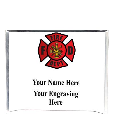 7"X5" YOUR LOGO CURVA ACRYLIC