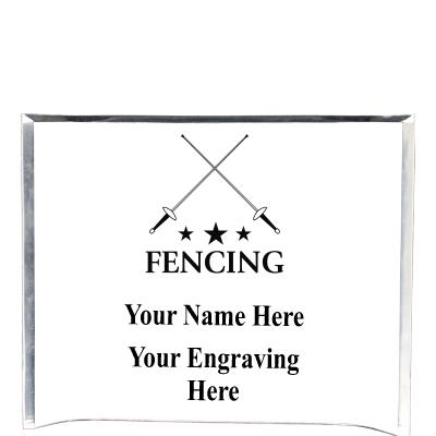 7"X5" YOUR LOGO CURVA ACRYLIC