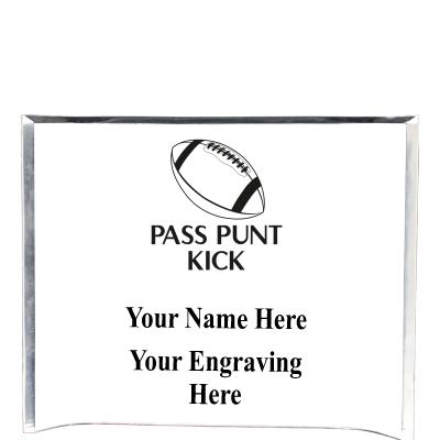 7"X5" YOUR LOGO CURVA ACRYLIC