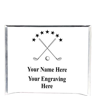 7"X5" YOUR LOGO CURVA ACRYLIC